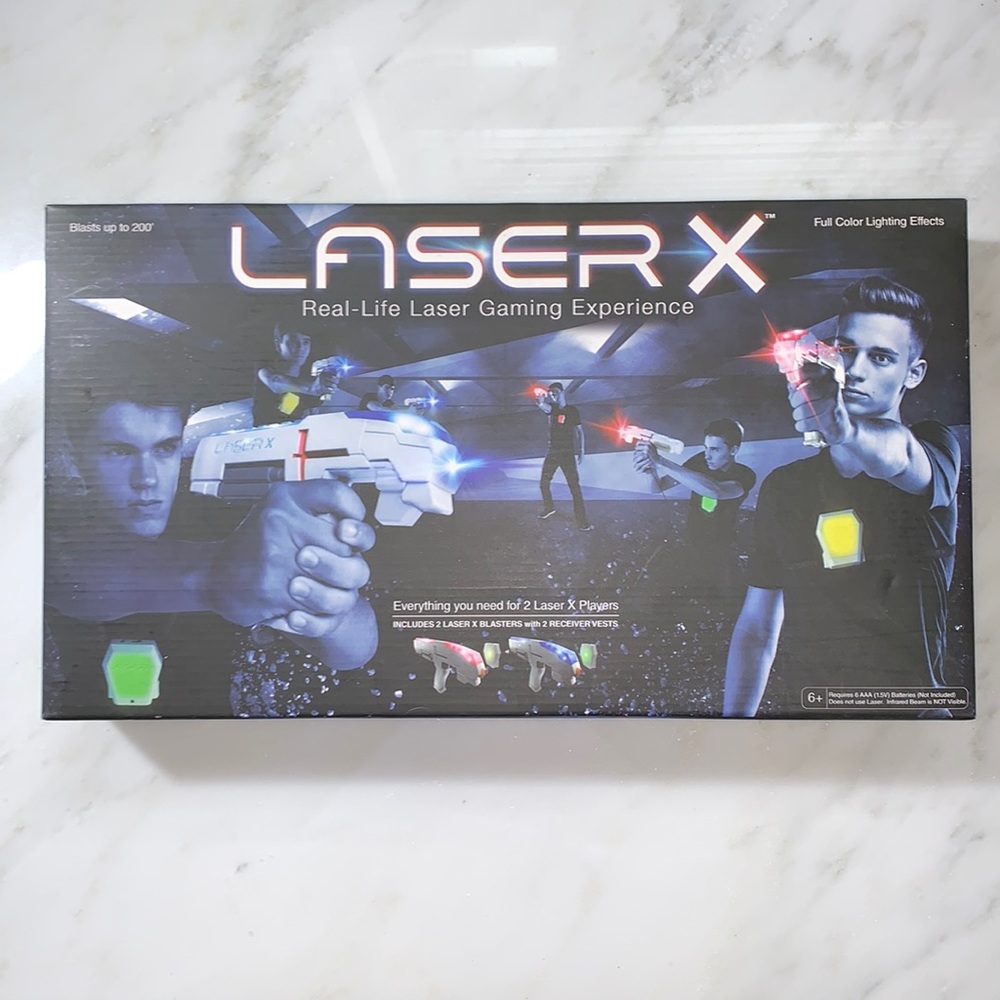 Laser X Two Player  Laser Gaming Set New Unopened